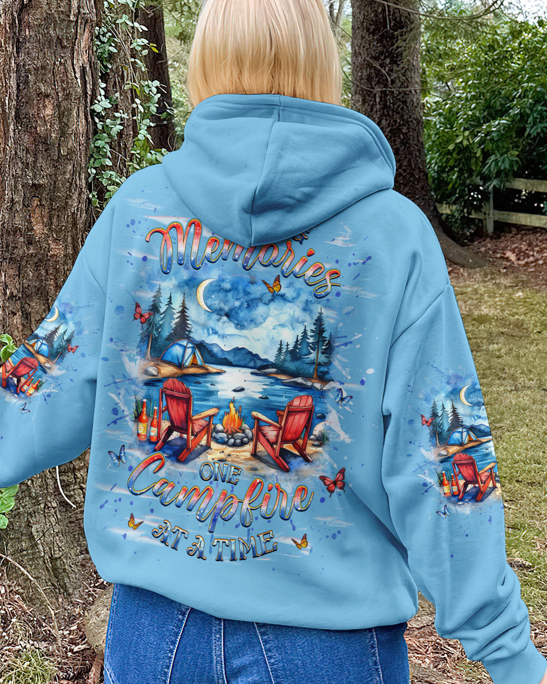 MAKING MEMORIES ONE CAMPFIRE AT A TIME ALL OVER PRINT - YHHG1712242