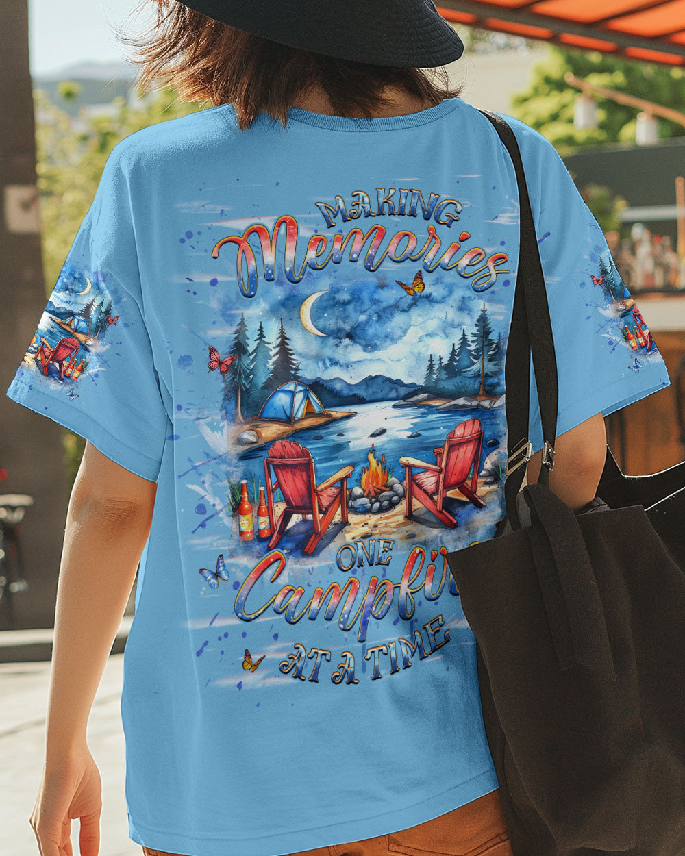 MAKING MEMORIES ONE CAMPFIRE AT A TIME ALL OVER PRINT - YHHG1712242