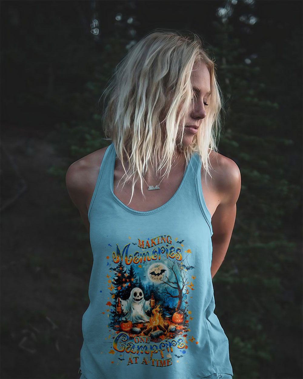 MAKING MEMORIES ONE CAMPFIRE AT A TIME HALLOWEEN ALL OVER PRINT - YHHG2108241