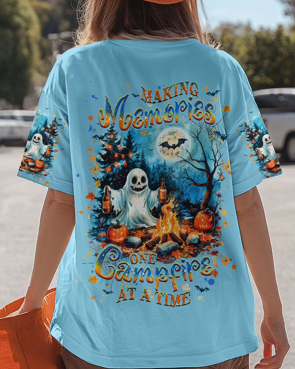 MAKING MEMORIES ONE CAMPFIRE AT A TIME HALLOWEEN ALL OVER PRINT - YHHG2108241