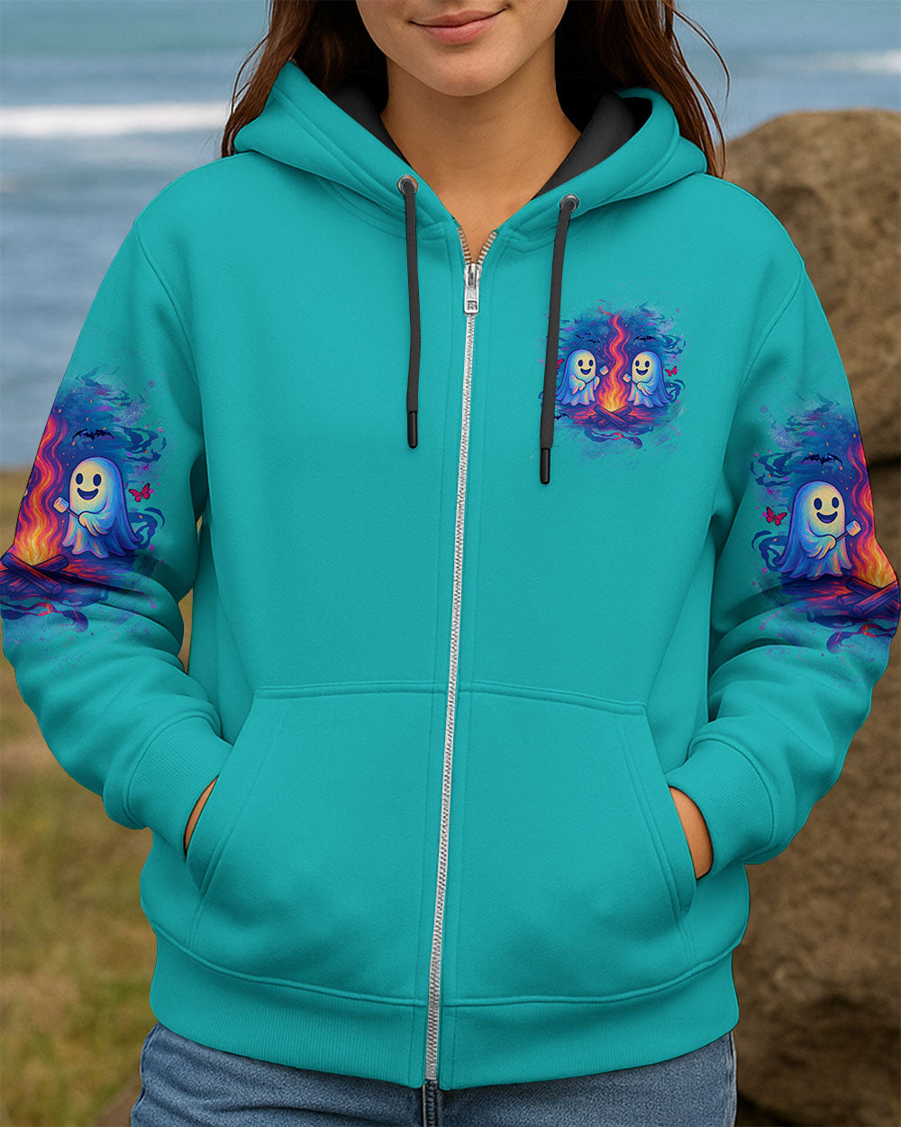 MAKING MEMORIES ONE CAMPFIRE AT A TIME HALLOWEEN ALL OVER PRINT - YHHG2307253