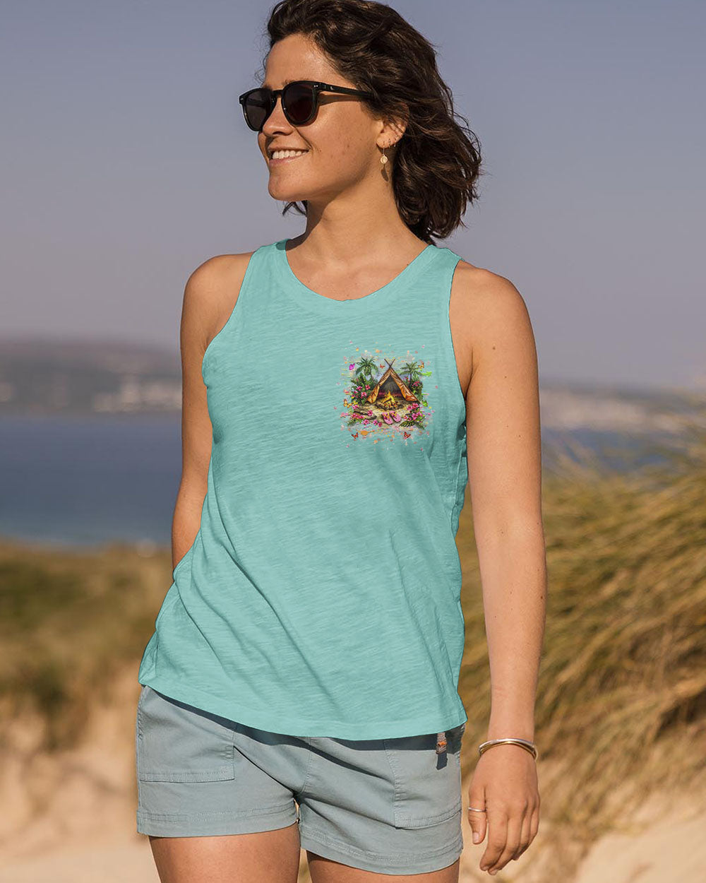 I'M A FLIP FLOPS AND CAMPING KINDA GIRL ALL OVER PRINT - YHHG2709243