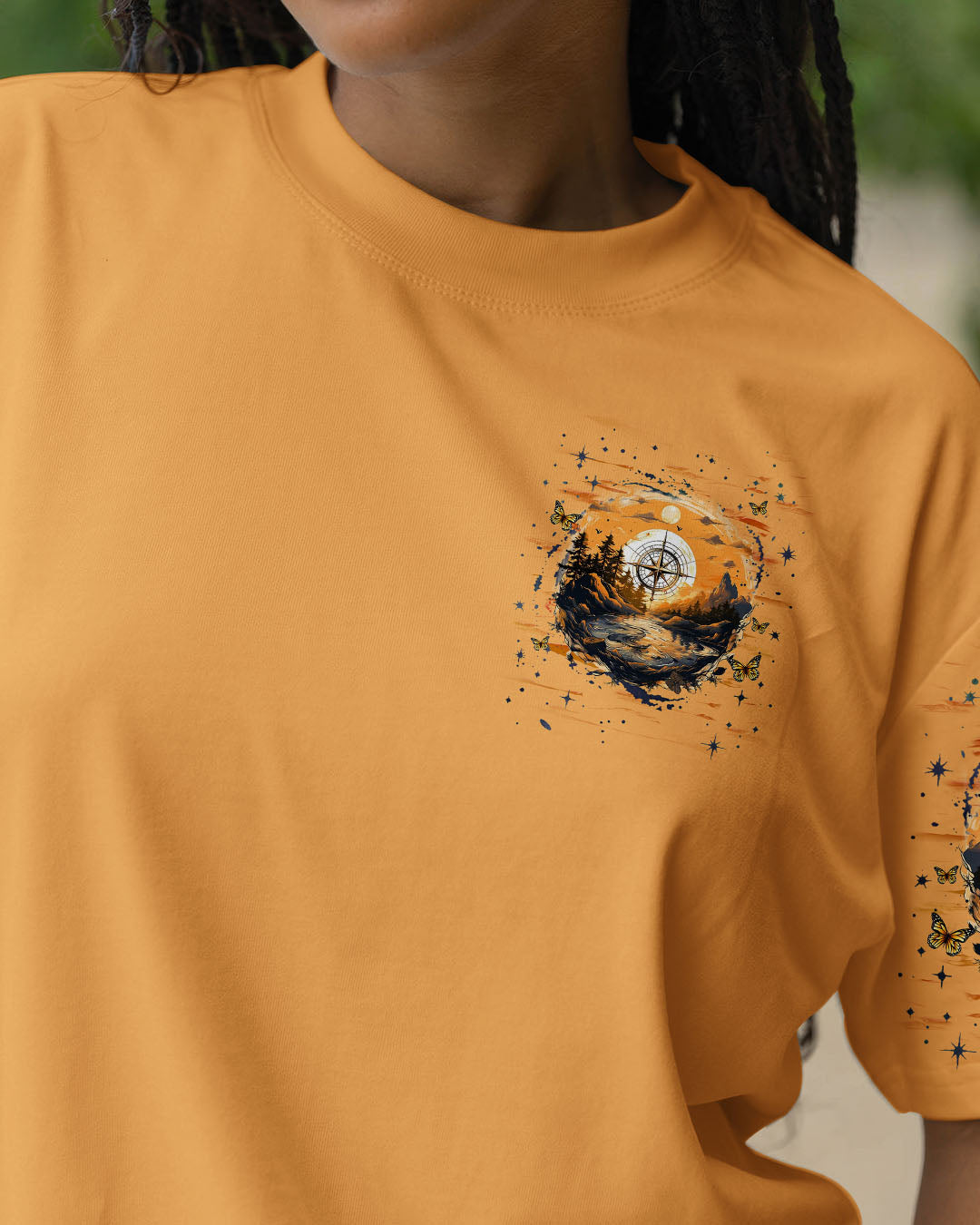 NOT ALL WHO WANDER ARE LOST COMPASS ALL OVER PRINT - YHHG2803253