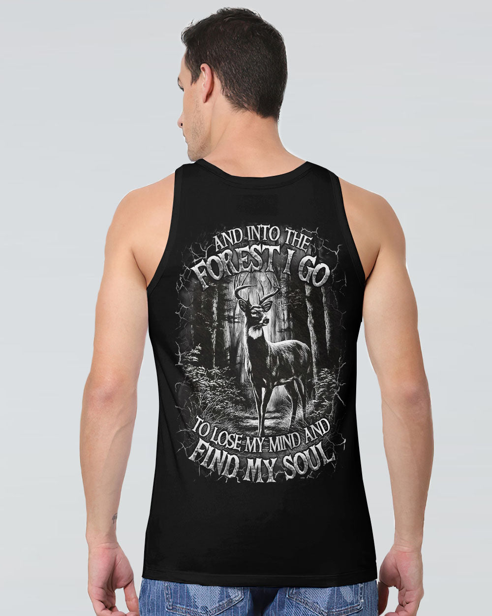 AND INTO THE FOREST I GO DEER ALL OVER PRINT - YHHN0112253