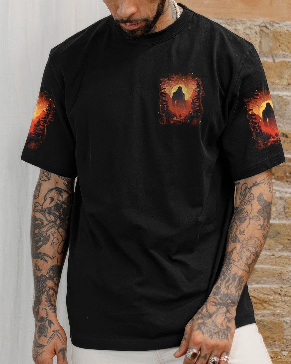 HELLO DARKNESS MY OLD FRIEND BIGFOOT ALL OVER PRINT - YHHN0312252