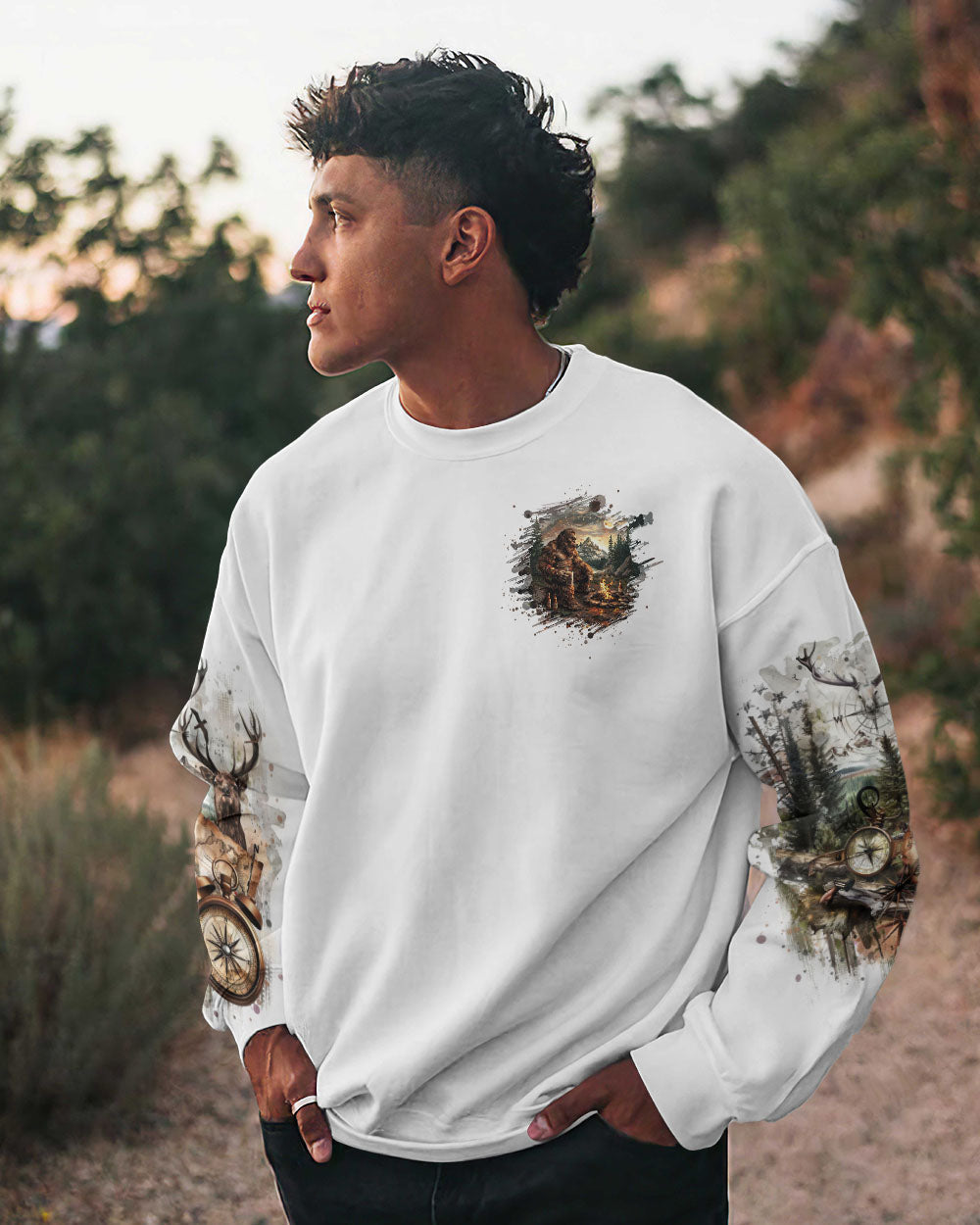 THE CLOSER I GET TO NATURE ALL OVER PRINT - YHHN0608242