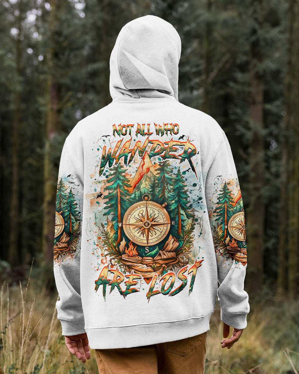 NOT ALL WHO WANDER ARE LOST ALL OVER PRINT - YHHN0609243