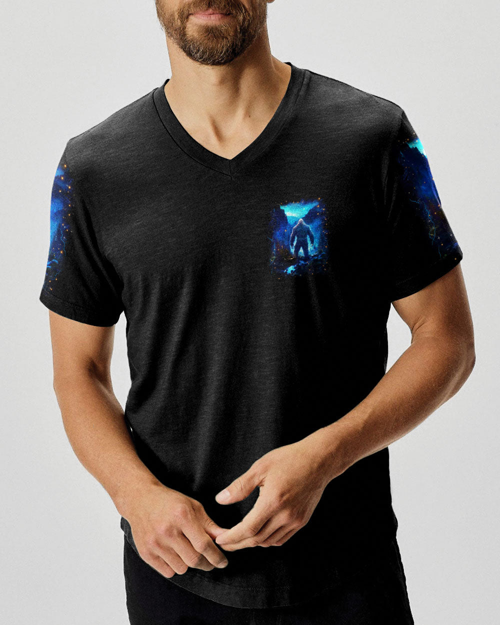 THE MOUNTAINS ARE CALLING BIGFOOT ALL OVER PRINT - YHHN0611252