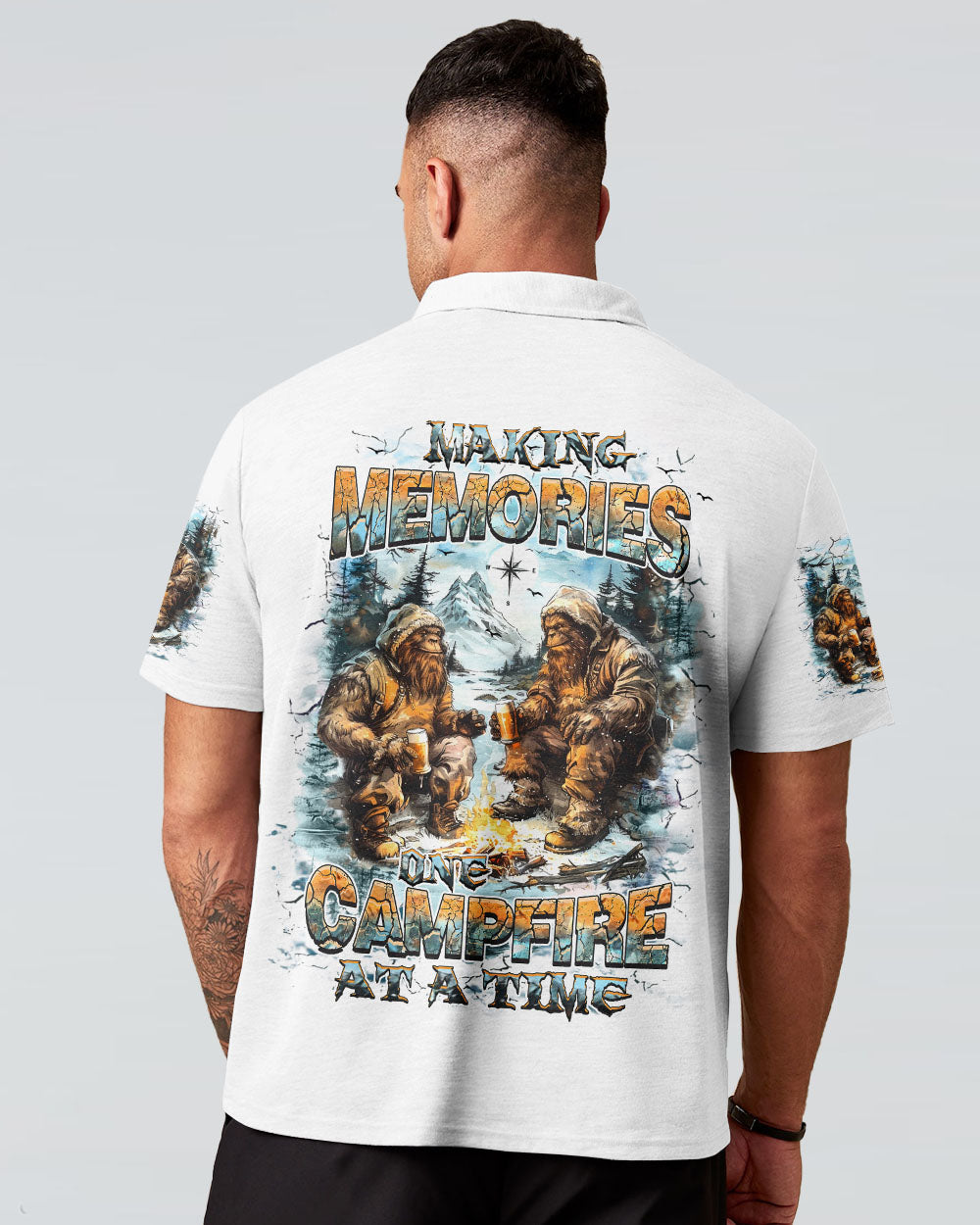 MAKING MEMORIES ONE CAMPFIRE AT A TIME BIGFOOT ALL OVER PRINT - YHHN1001253