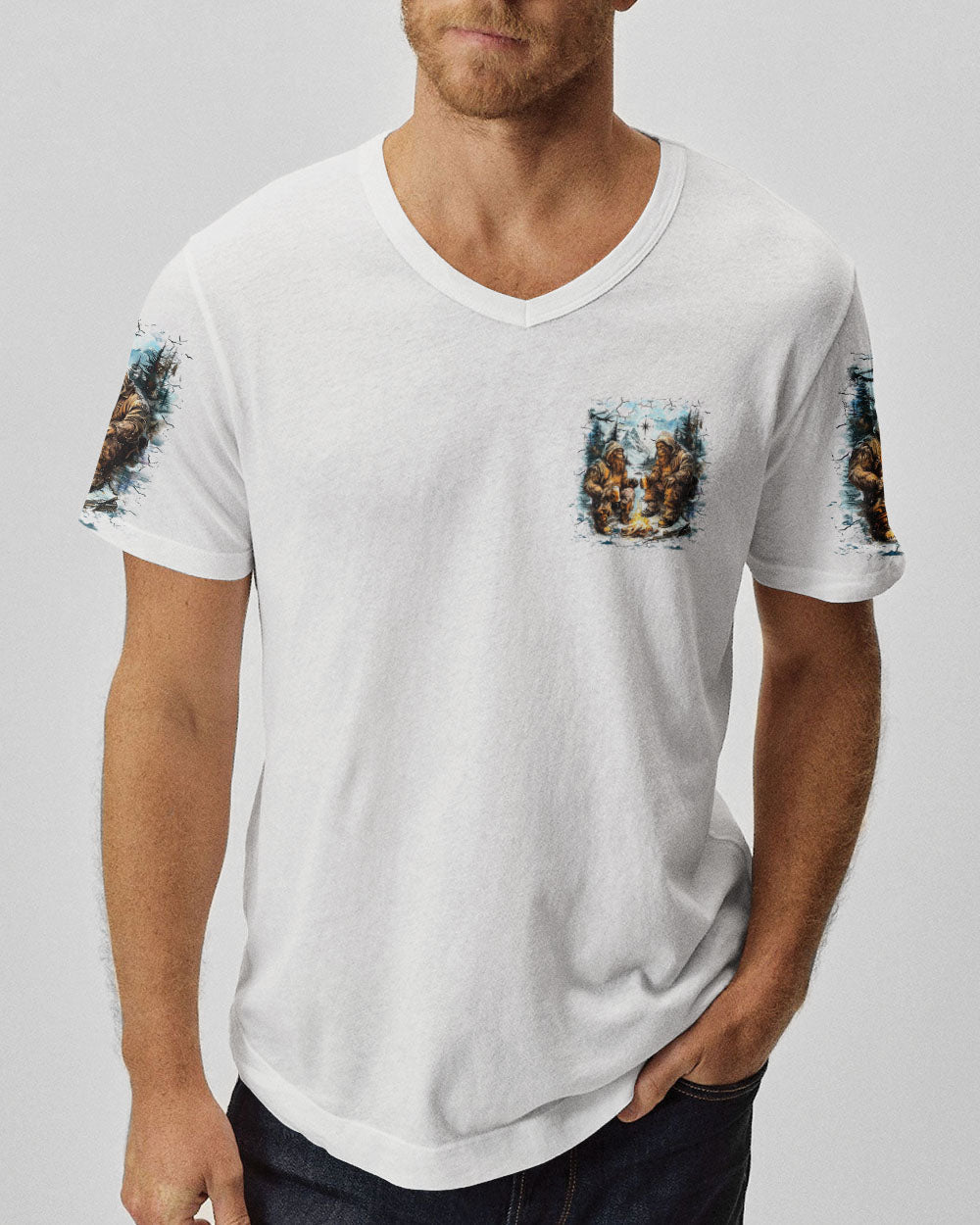 MAKING MEMORIES ONE CAMPFIRE AT A TIME BIGFOOT ALL OVER PRINT - YHHN1001253