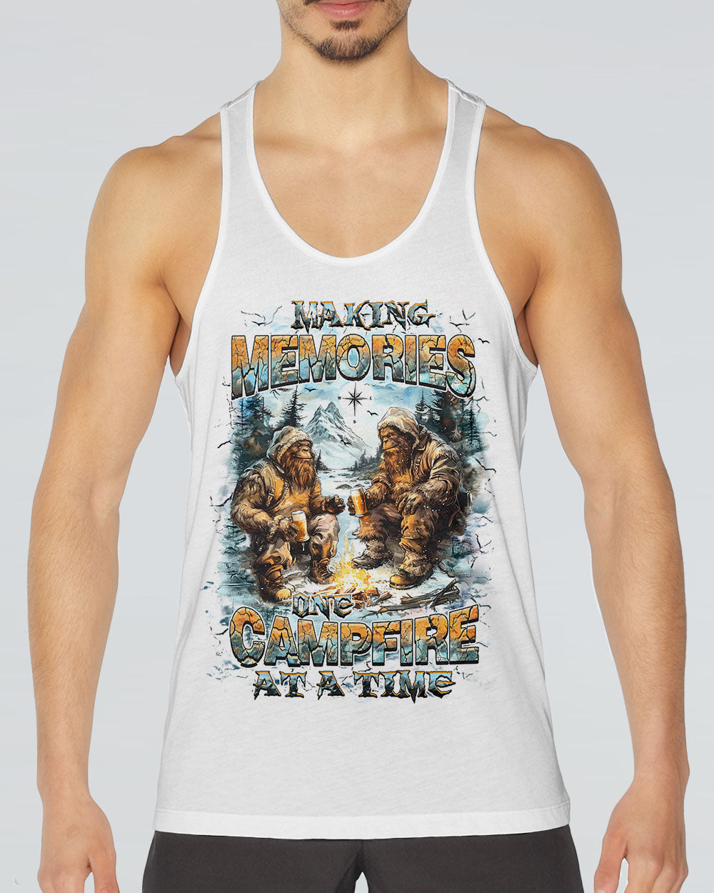 MAKING MEMORIES ONE CAMPFIRE AT A TIME BIGFOOT ALL OVER PRINT - YHHN1001253