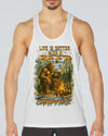 LIFE IS BETTER WITH A BEER AND A CAMPFIRE BIGFOOT ALL OVER PRINT - YHHN1009252