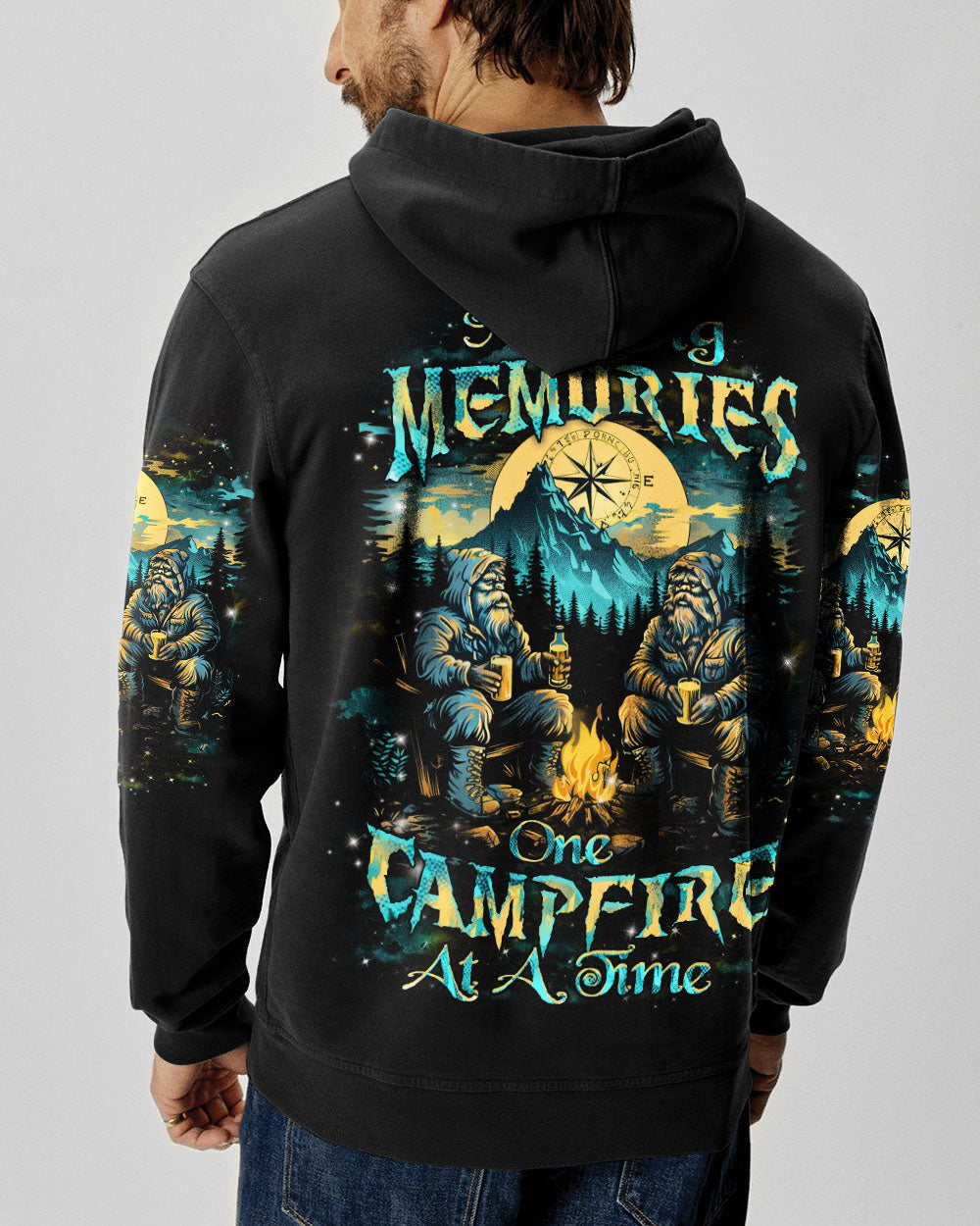 MAKING MEMORIES ONE CAMPFIRE AT A TIME BIGFOOT ALL OVER PRINT- YHHN1112241