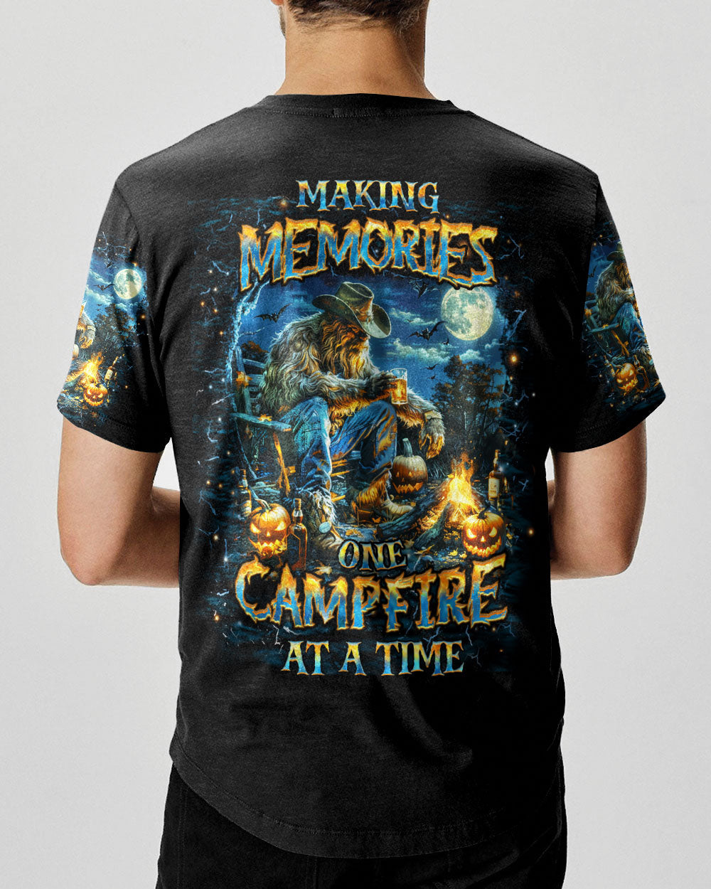 MAKING MEMORIES ONE CAMPFIRE BIGFOOT HALLOWEEN ALL OVER PRINT - YHHN1209242
