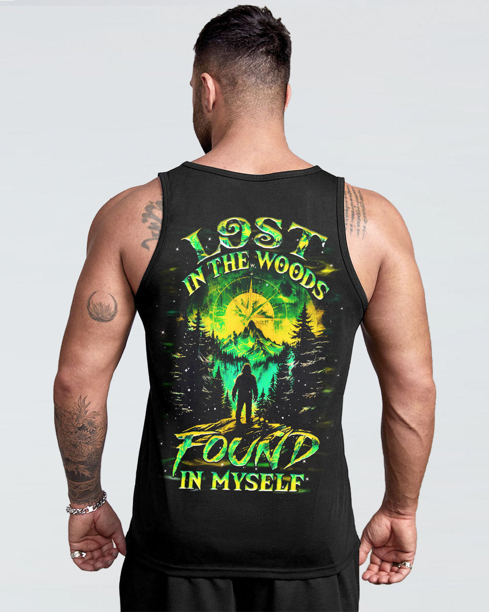 LOST IN THE WOOD FOUND IN MYSELF BIGFOOT ALL OVER PRINT - YHHN1302254