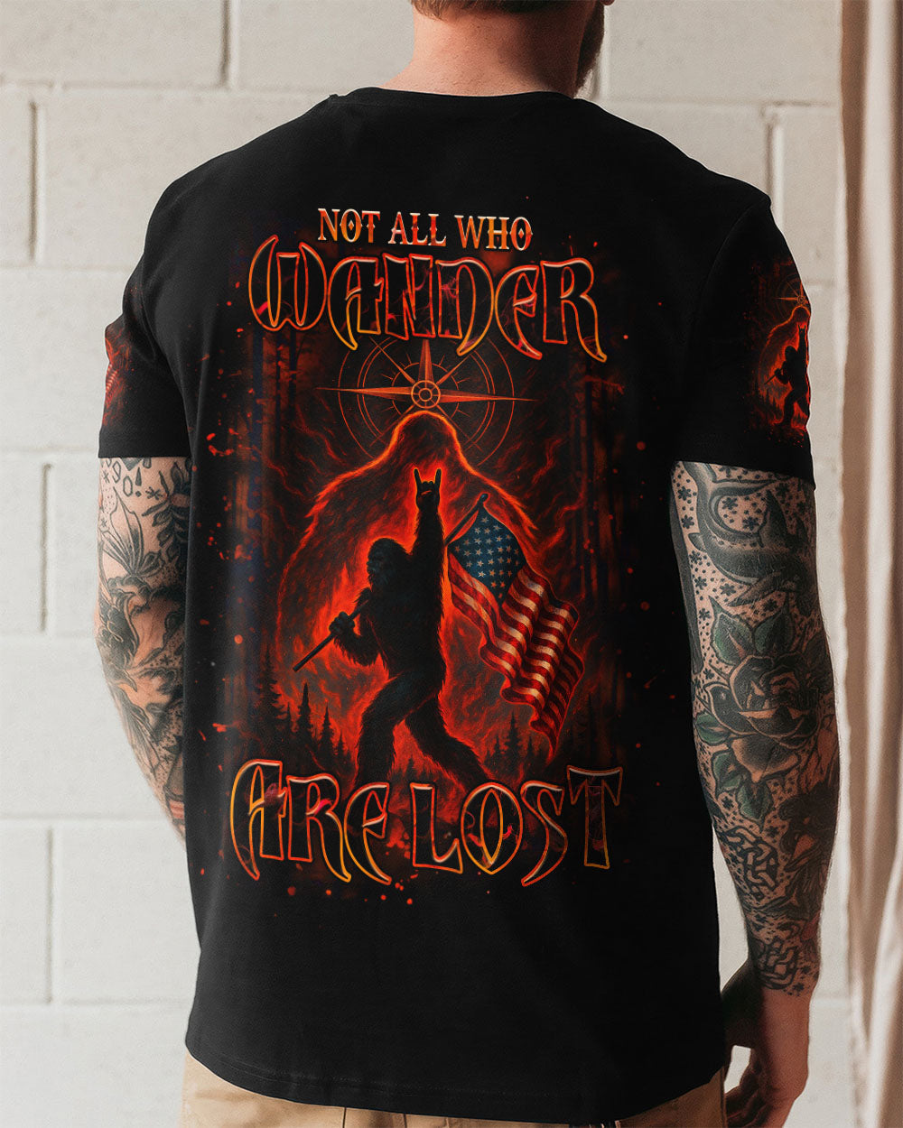 NOT ALL WHO WANDER ARE LOST ALL OVER PRINT - YHHN1306254