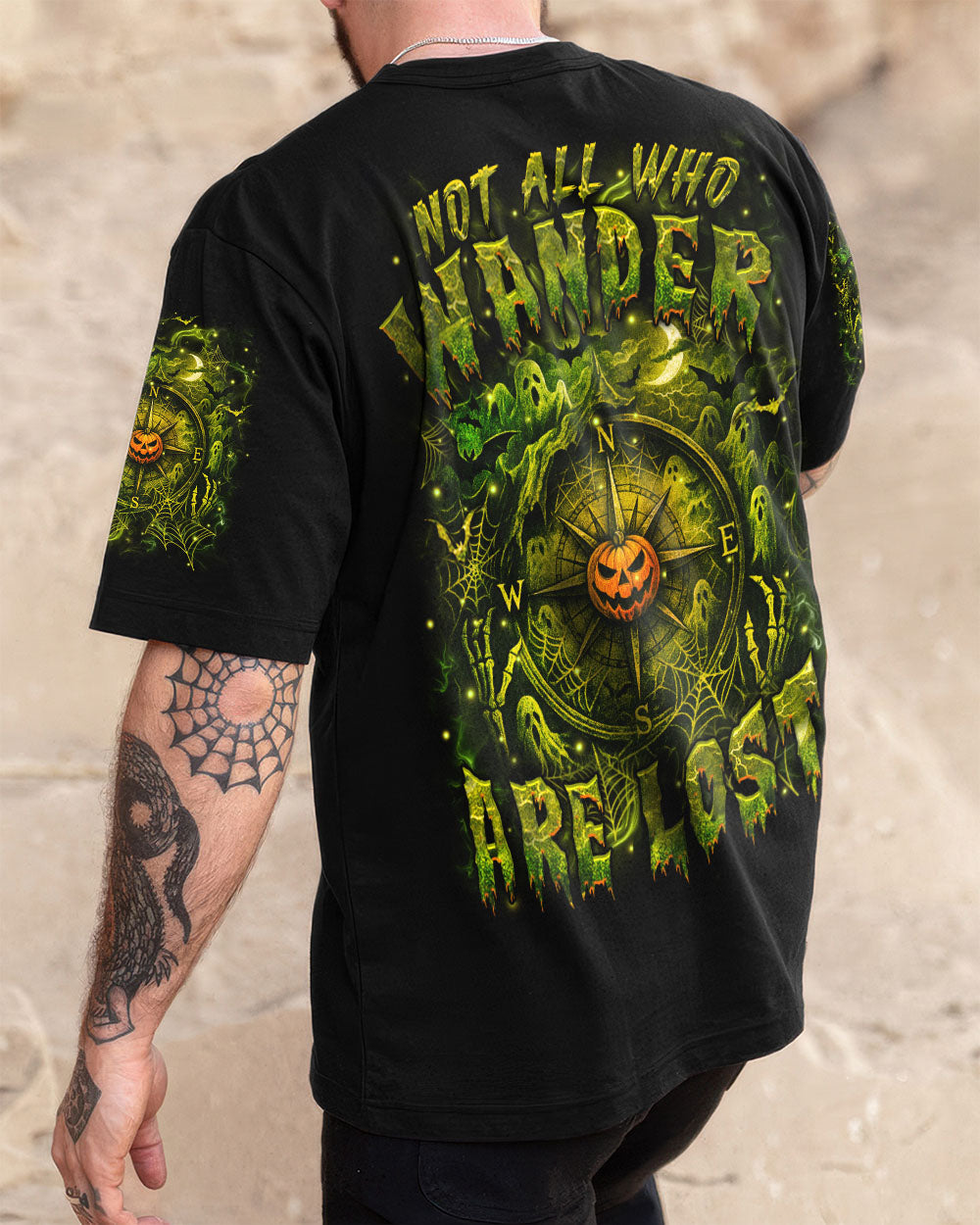 NOT ALL WHO WANDER ARE LOST HALLOWEEN ALL OVER PRINT - YHHN1407251