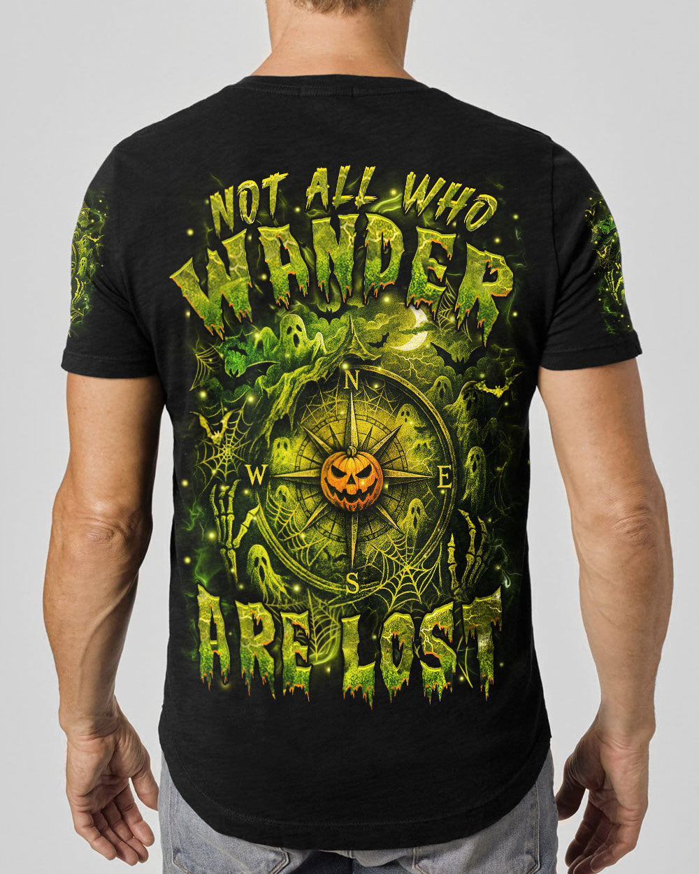 NOT ALL WHO WANDER ARE LOST HALLOWEEN ALL OVER PRINT - YHHN1407251