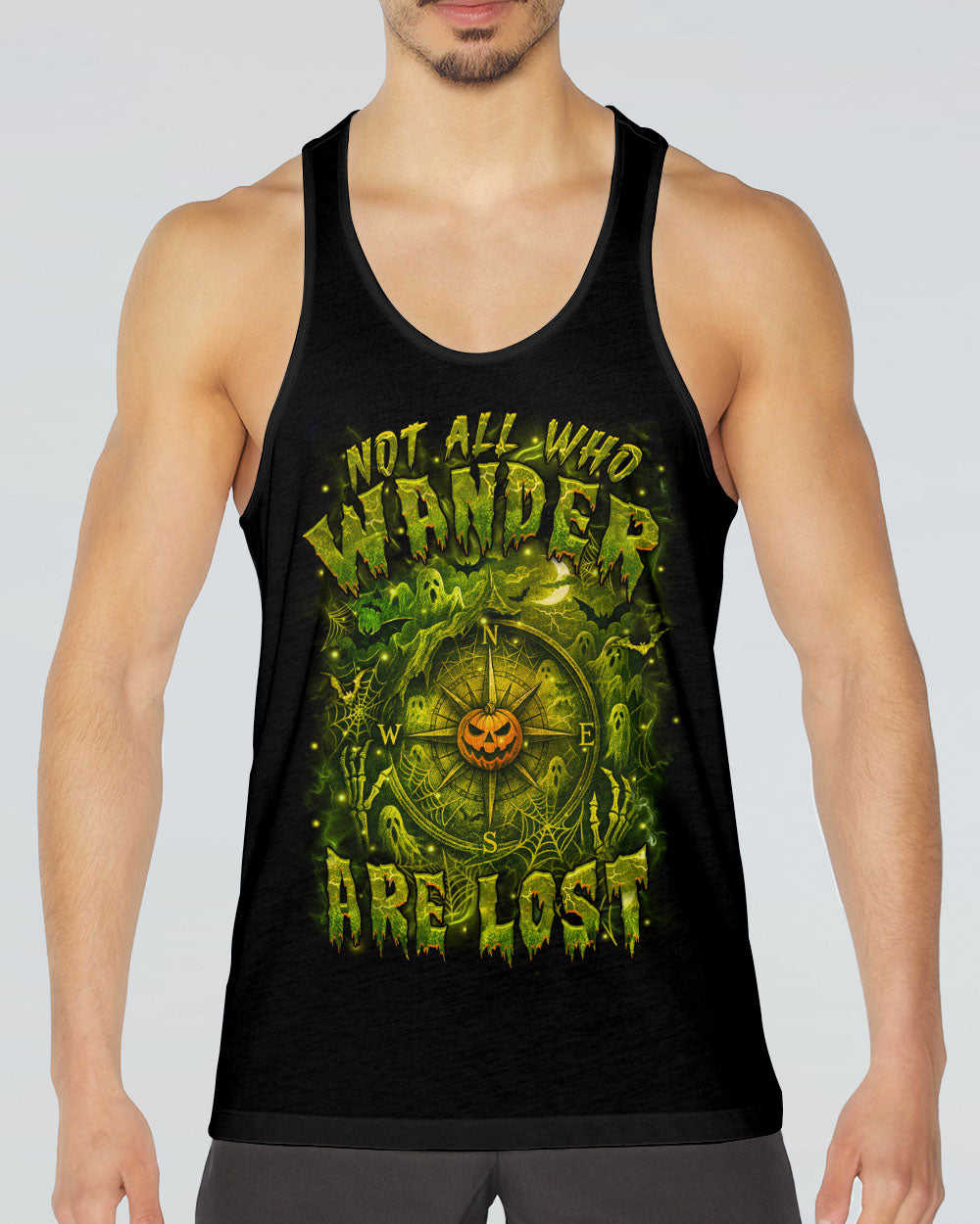 NOT ALL WHO WANDER ARE LOST HALLOWEEN ALL OVER PRINT - YHHN1407251