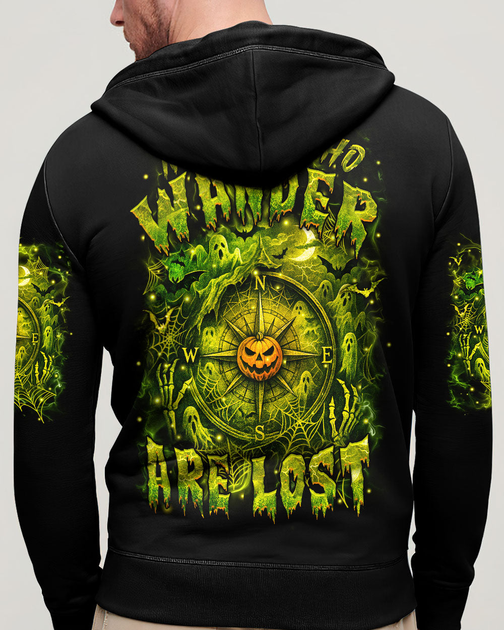 NOT ALL WHO WANDER ARE LOST HALLOWEEN ALL OVER PRINT - YHHN1407251