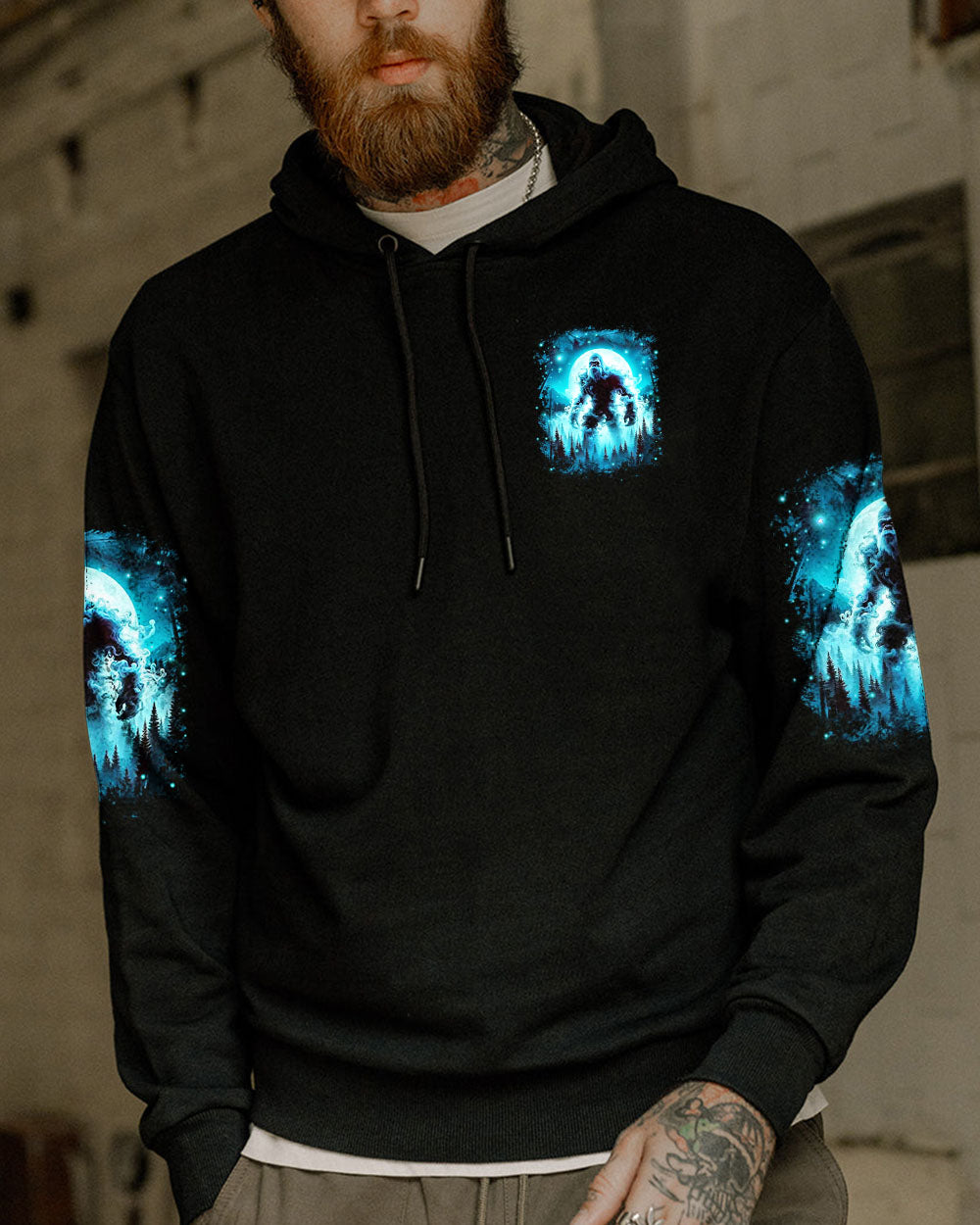 HELLO DARKNESS MY OLD FRIEND BIGFOOT ALL OVER PRINT - YHHN1410251