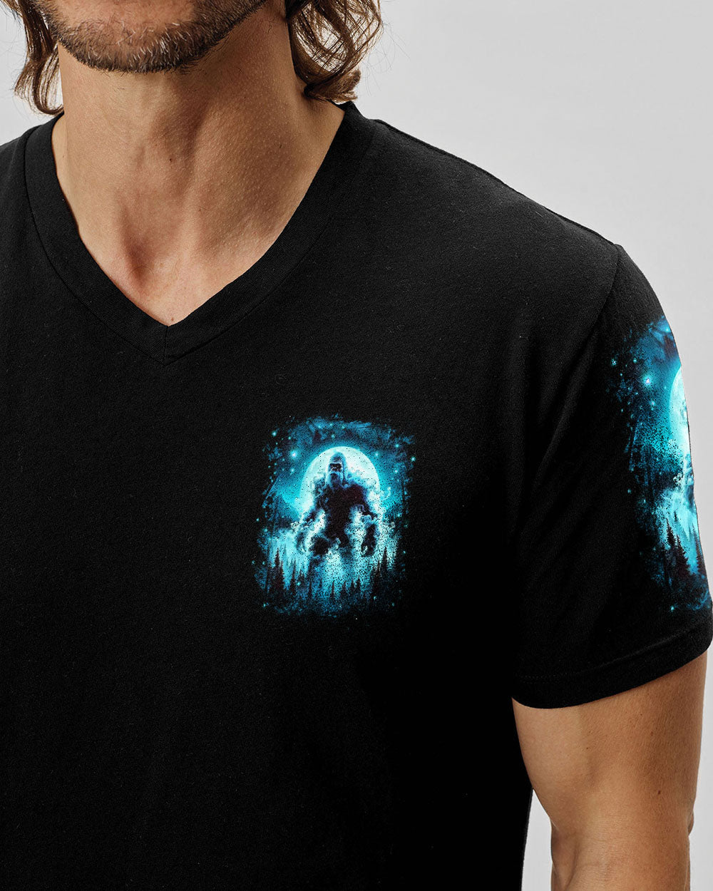 HELLO DARKNESS MY OLD FRIEND BIGFOOT ALL OVER PRINT - YHHN1410251