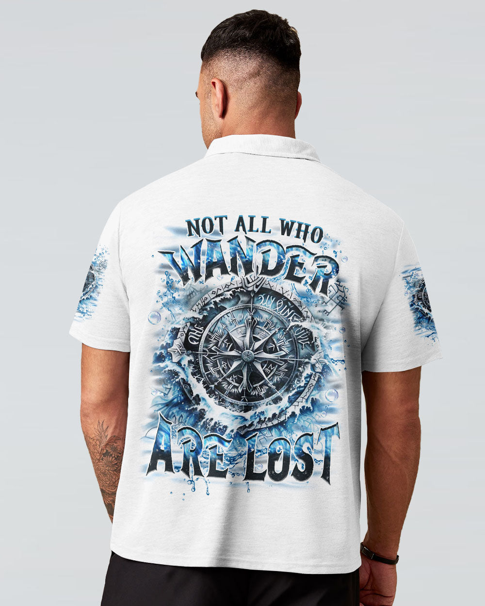 NOT ALL WHO WANDER ARE LOST COMPASS ALL OVER PRINT - YHHN1703253