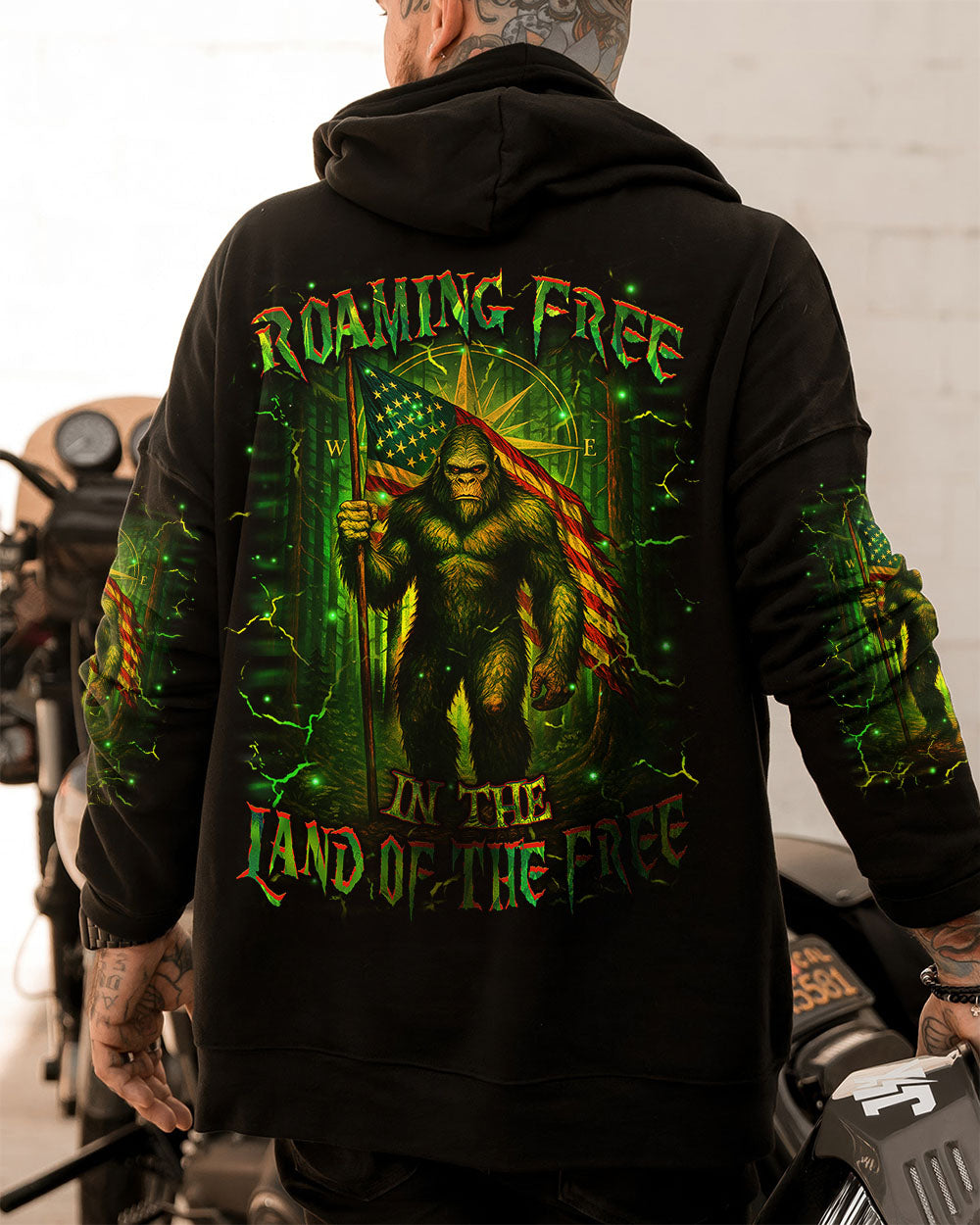 ROAMING FREE IN THE LAND OF THE FREE ALL OVER PRINT - YHHN1706253