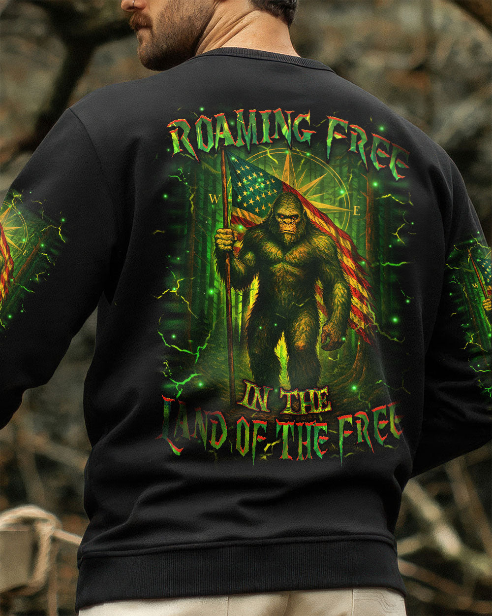 ROAMING FREE IN THE LAND OF THE FREE ALL OVER PRINT - YHHN1706253