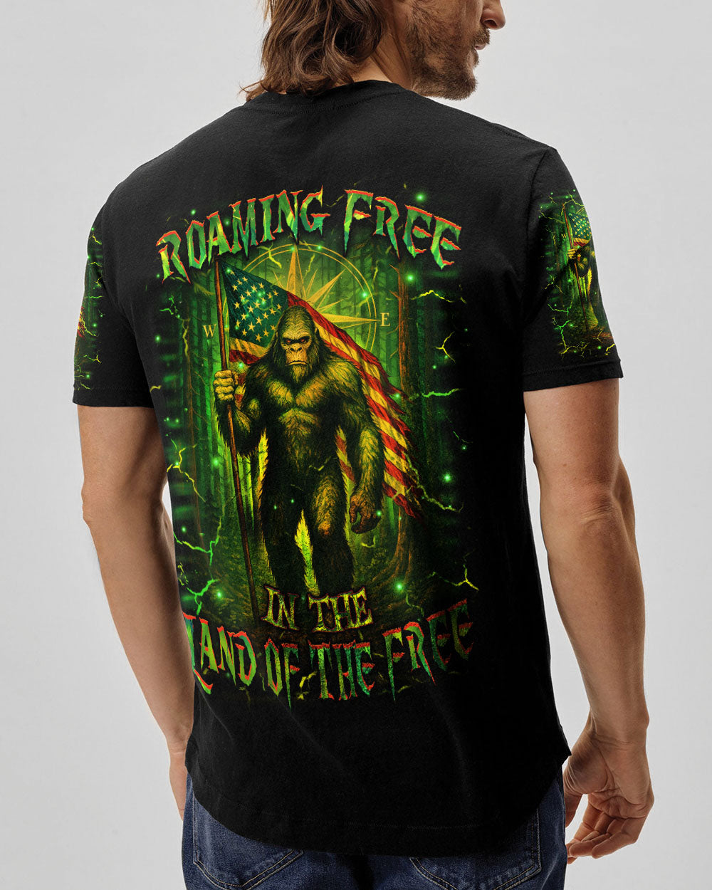 ROAMING FREE IN THE LAND OF THE FREE ALL OVER PRINT - YHHN1706253