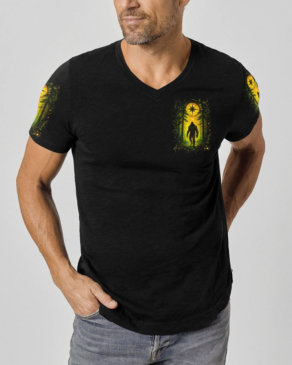 AND INTO THE FOREST I GO BIGFOOT ALL OVER PRINT - YHHN1806254