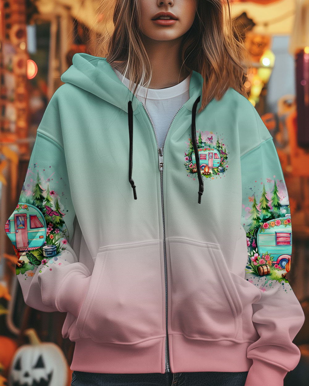 BE A HAPPY CAMPER ALL OVER PRINT - YHHN1912243