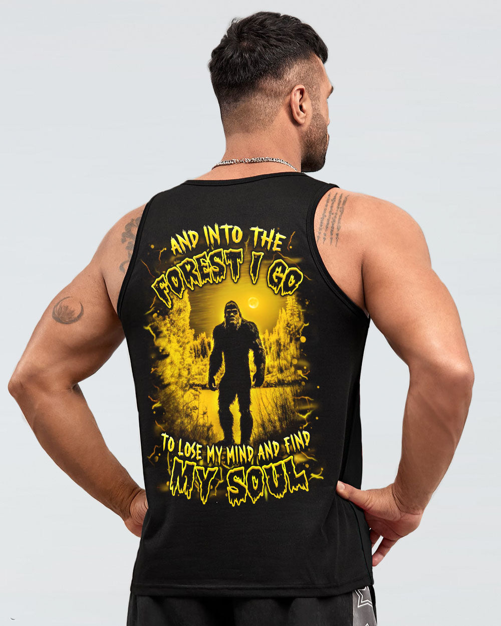 AND INTO THE FOREST I GO BIGFOOT ALL OVER PRINT - YHHN2003253