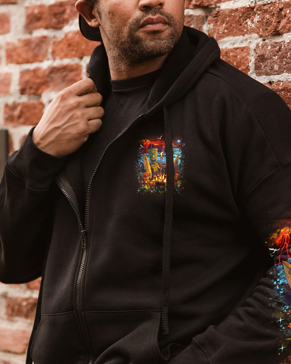MAKING MEMORIES ONE CAMPFIRE AT A TIME TIKI ALL OVER PRINT - YHHN2008253
