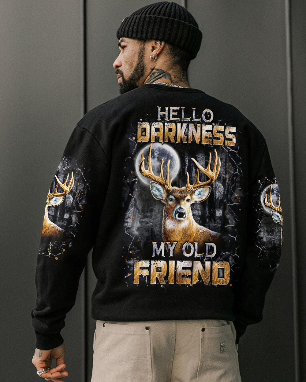 HELLO DARKNESS MY OLD FRIEND DEER ALL OVER PRINT - YHHN2011252
