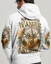 NOT ALL WHO WANDER ARE LOST DEER COMPASS ALL OVER PRINT - YHHN2107253
