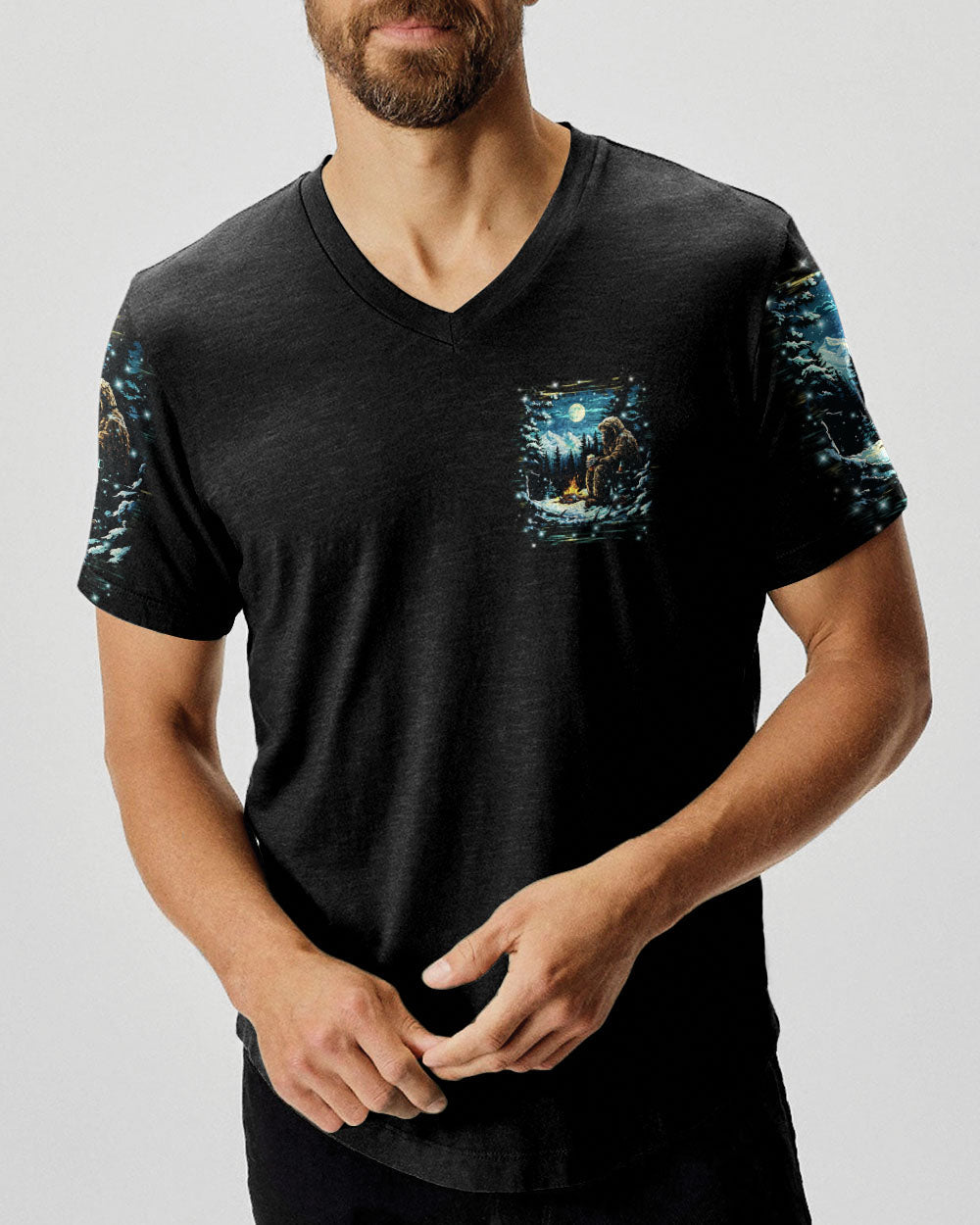 MAKING MEMORIES ONE CAMPFIRE AT A TIME BIGFOOT ALL OVER PRINT - YHHN2310245