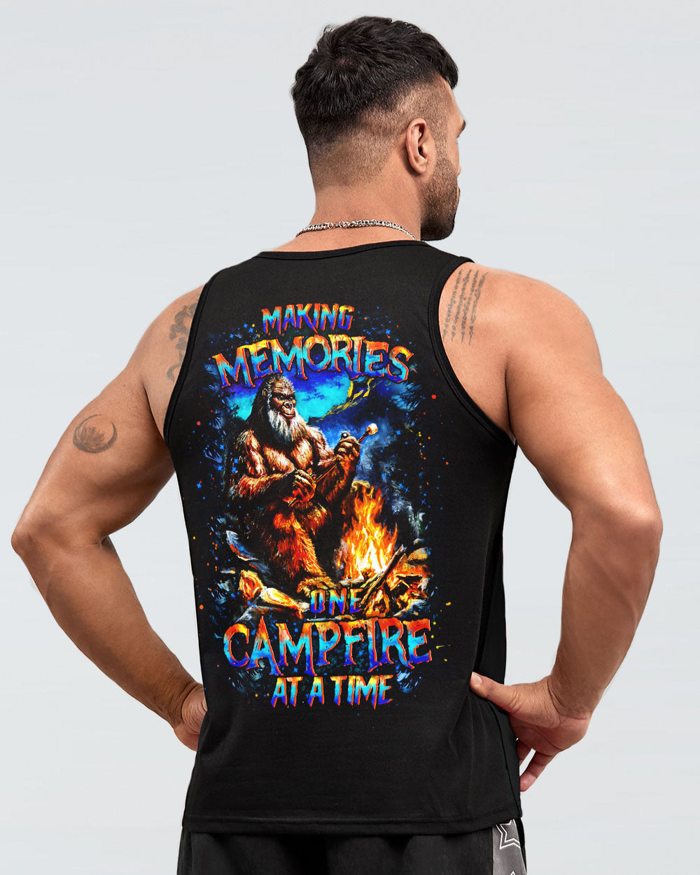 MAKING MEMORIES ONE CAMPFIRE AT A TIME BIGFOOT ALL OVER PRINT - YHHN2310251