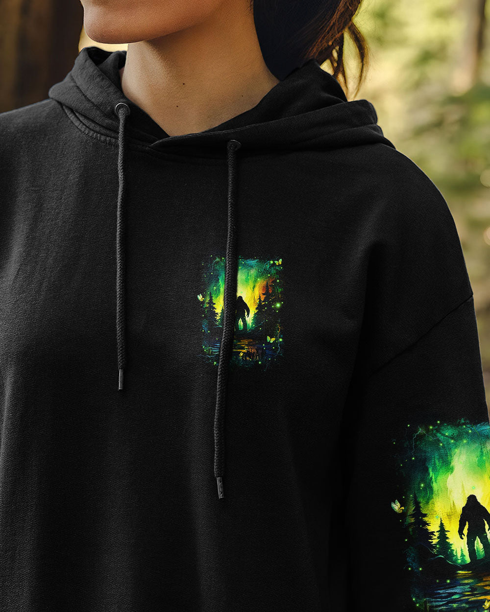 AND INTO THE FOREST I GO BIGFOOT ALL OVER PRINT - YHHN2403254