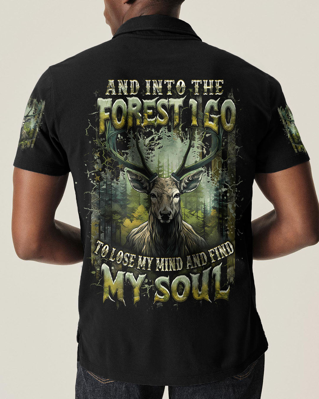AND INTO THE FOREST I GO DEER ALL OVER PRINT - YHHN2409253