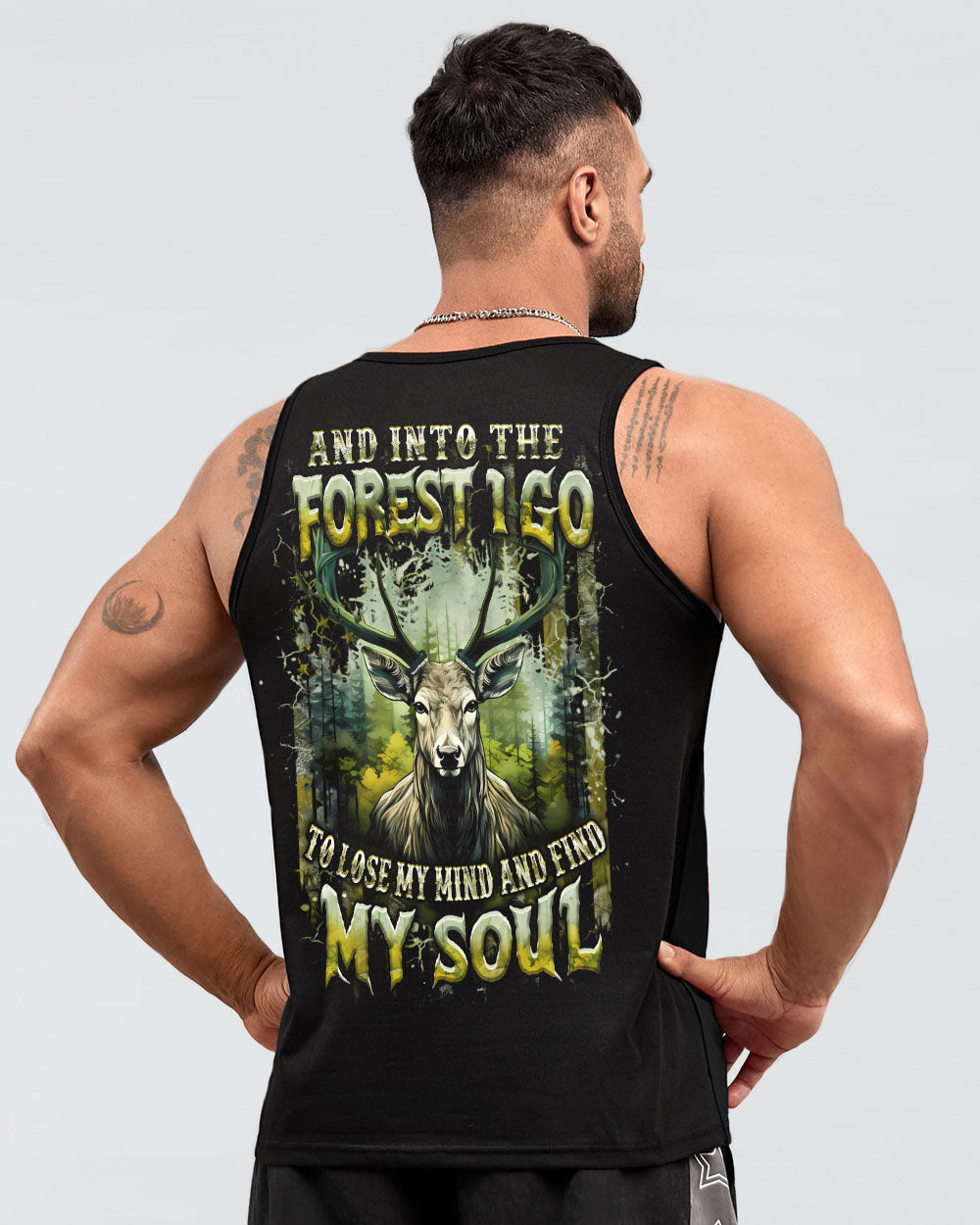 AND INTO THE FOREST I GO DEER ALL OVER PRINT - YHHN2409253