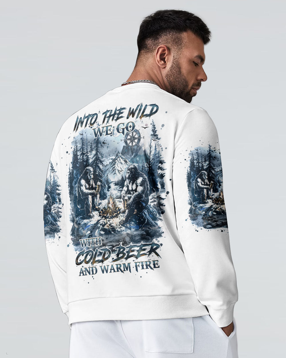 INTO THE WILD WE GO BIGFOOT ALL OVER PRINT - YHHN2502253