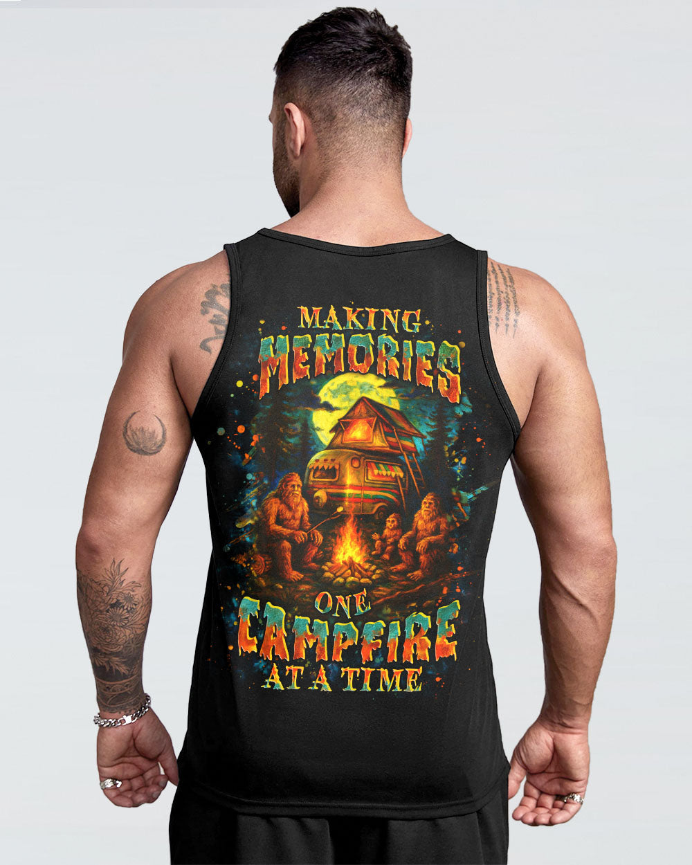 MAKING MEMORIES ONE CAMPFIRE AT A TIME BIGFOOT ALL OVER PRINT - YHHN2507254