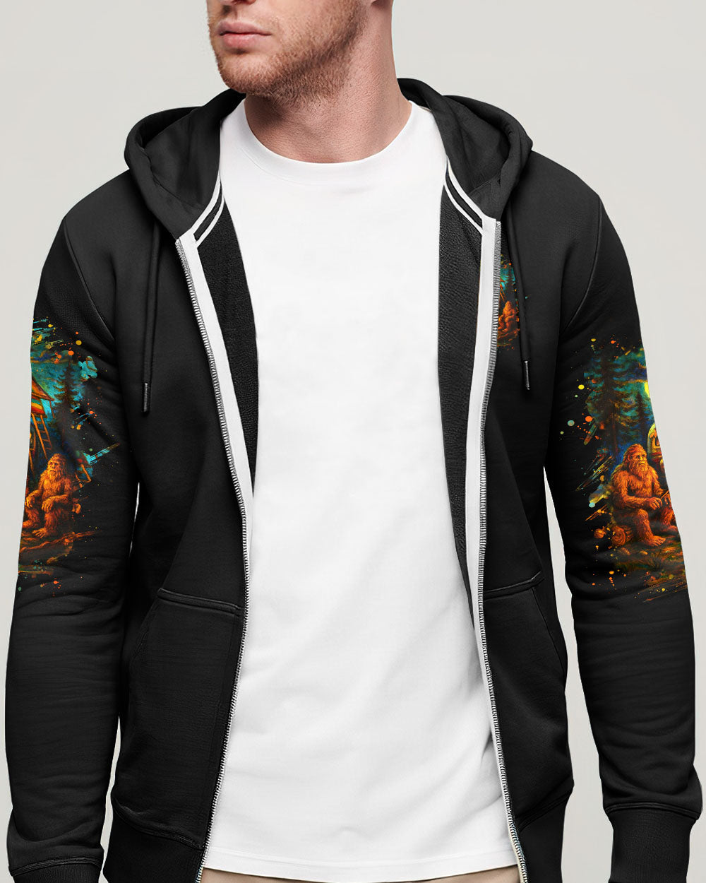MAKING MEMORIES ONE CAMPFIRE AT A TIME BIGFOOT ALL OVER PRINT - YHHN2507254