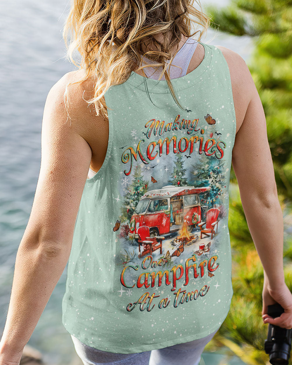 MAKING MEMORIES ONE CAMPFIRE AT A TIME CHRISTMAS ALL OVER PRINT - YHHN2510241