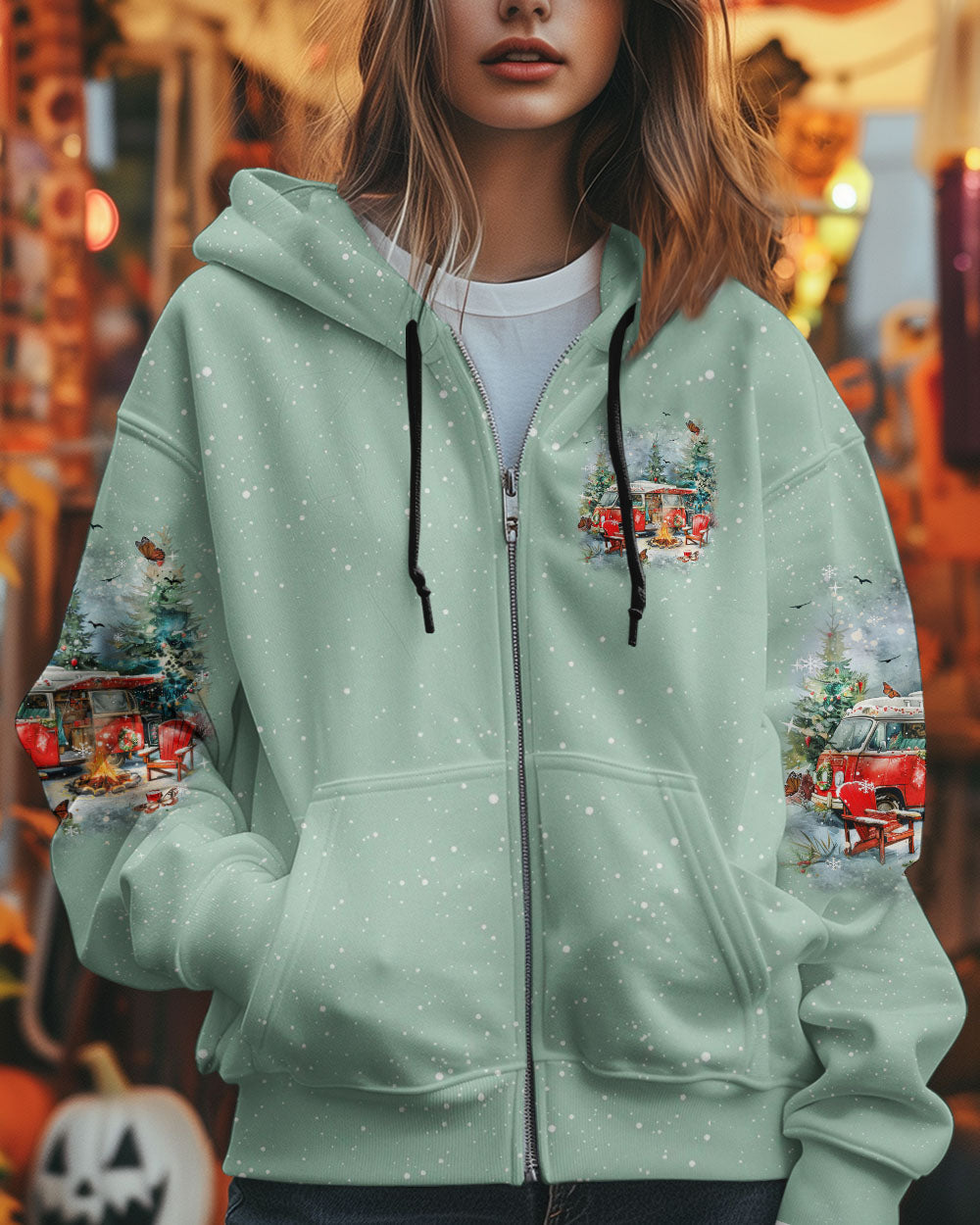 MAKING MEMORIES ONE CAMPFIRE AT A TIME CHRISTMAS ALL OVER PRINT - YHHN2510241