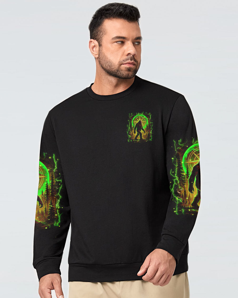 NOT ALL WHO WANDER ARE LOST BIGFOOT ALL OVER PRINT - YHHN2705252