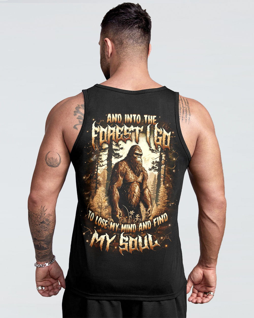 AND INTO THE FOREST I GO BIGFOOT ALL OVER PRINT - YHHN2711252