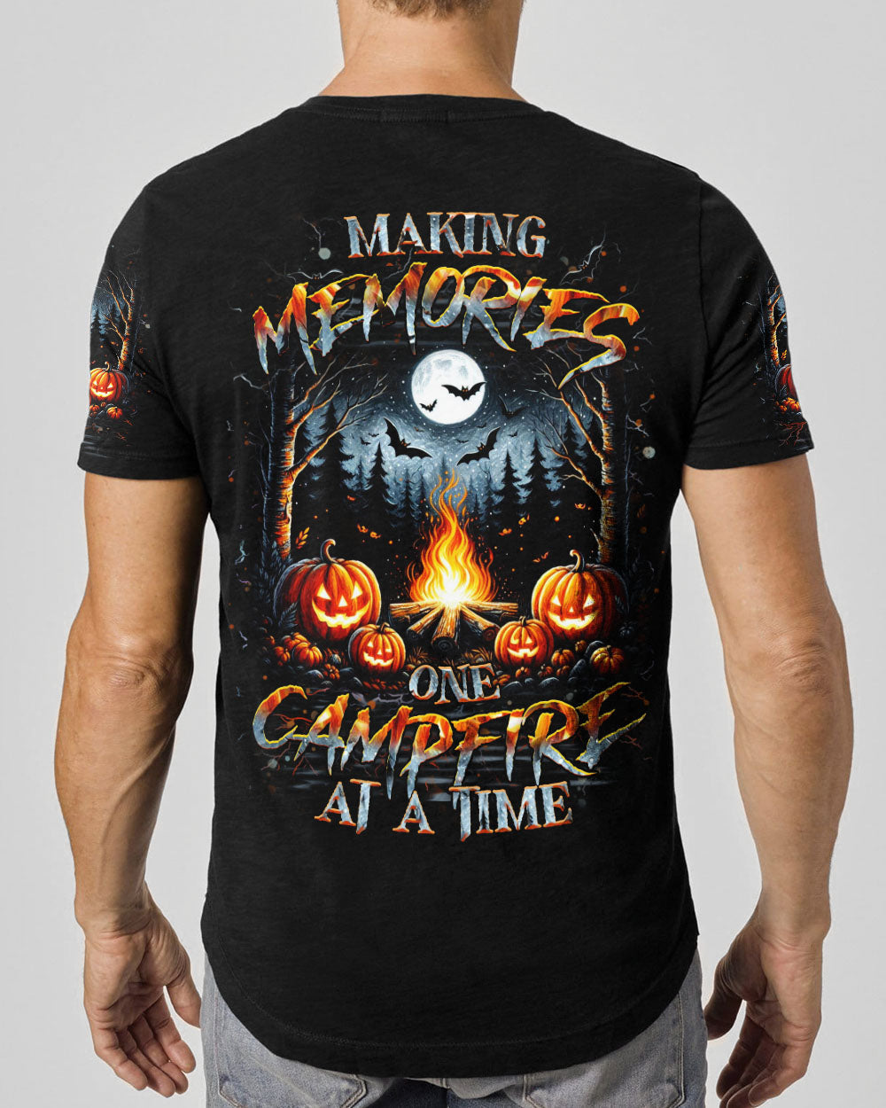 MAKING MEMORIES ONE CAMPFIRE AT A TIME HALLOWEEN ALL OVER PRINT - YHHN2908243