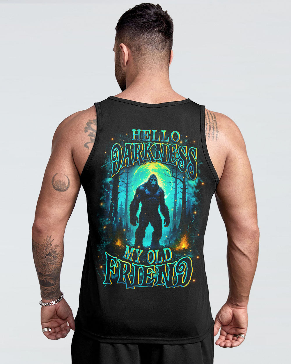 HELLO DARKNESS MY OLD FRIEND BIGFOOT ALL OVER PRINT - YHHN2909253